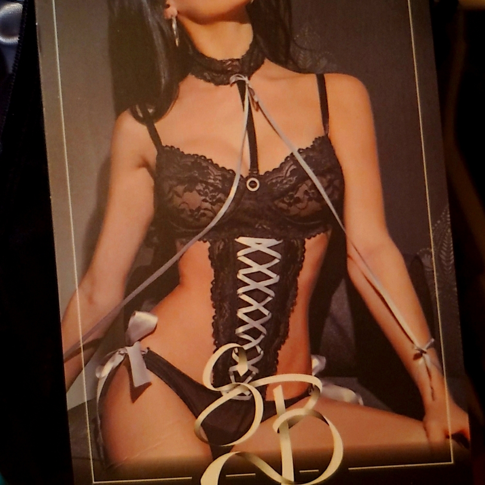 Satin tie lingerie